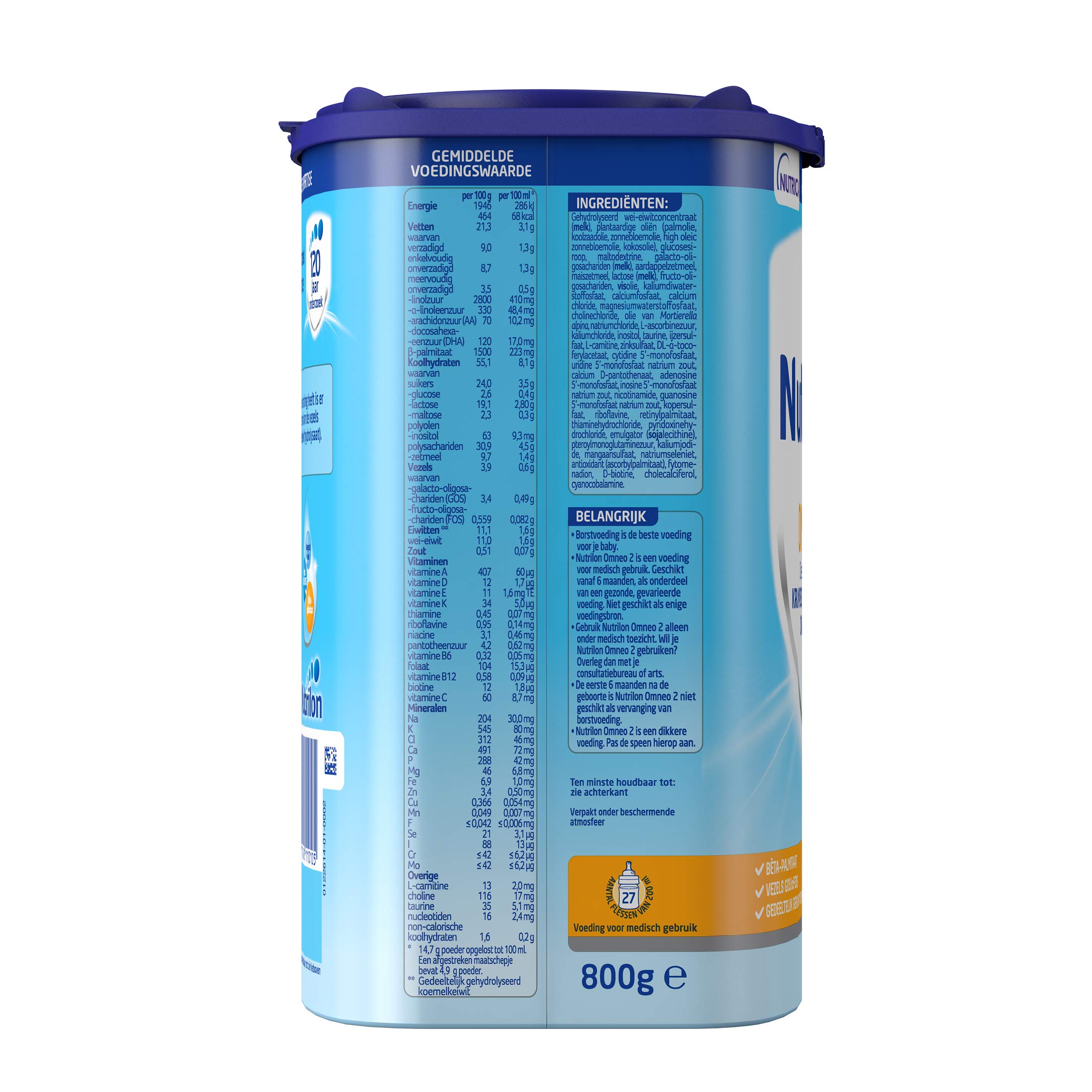 Nutrilon Omneo-Comfort 2 met Pronutra - 1 stuks - 800 gram