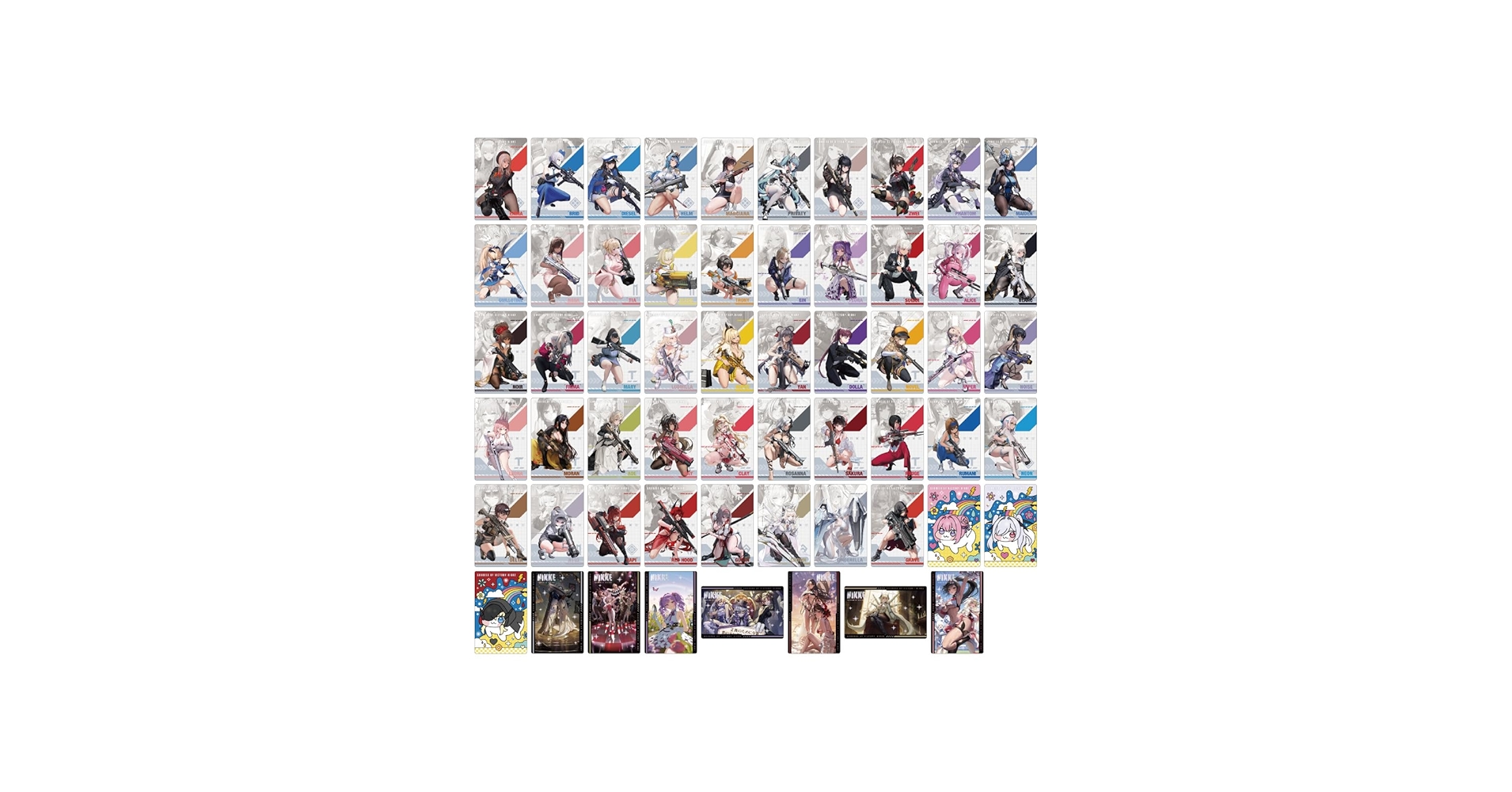 購入特典　3種セット　勝利の女神NIKKE ガンガールメタルカードコレクション Amazon.co.jp: アルジャーノンプロダクト 勝利の女神：NIKKE