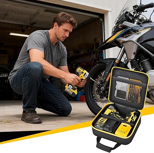Miniatura 9 de Funda para destornillador de impacto inalámbrico DEWALT 20V MAX XR de 1/4 pulgadas DCF845B DCF870B DCF809B DCF787 DCF860, herramientas de
