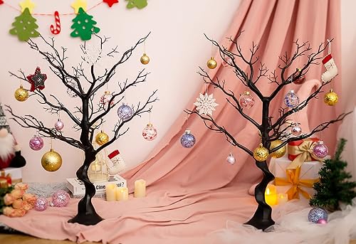 Miniatura 2 de Sziqiqi Árbol artificial de resina para centro de mesa de árbol, decoración del hogar, centro de mesa de boda, adornos creativos de 30 pulgadas (30