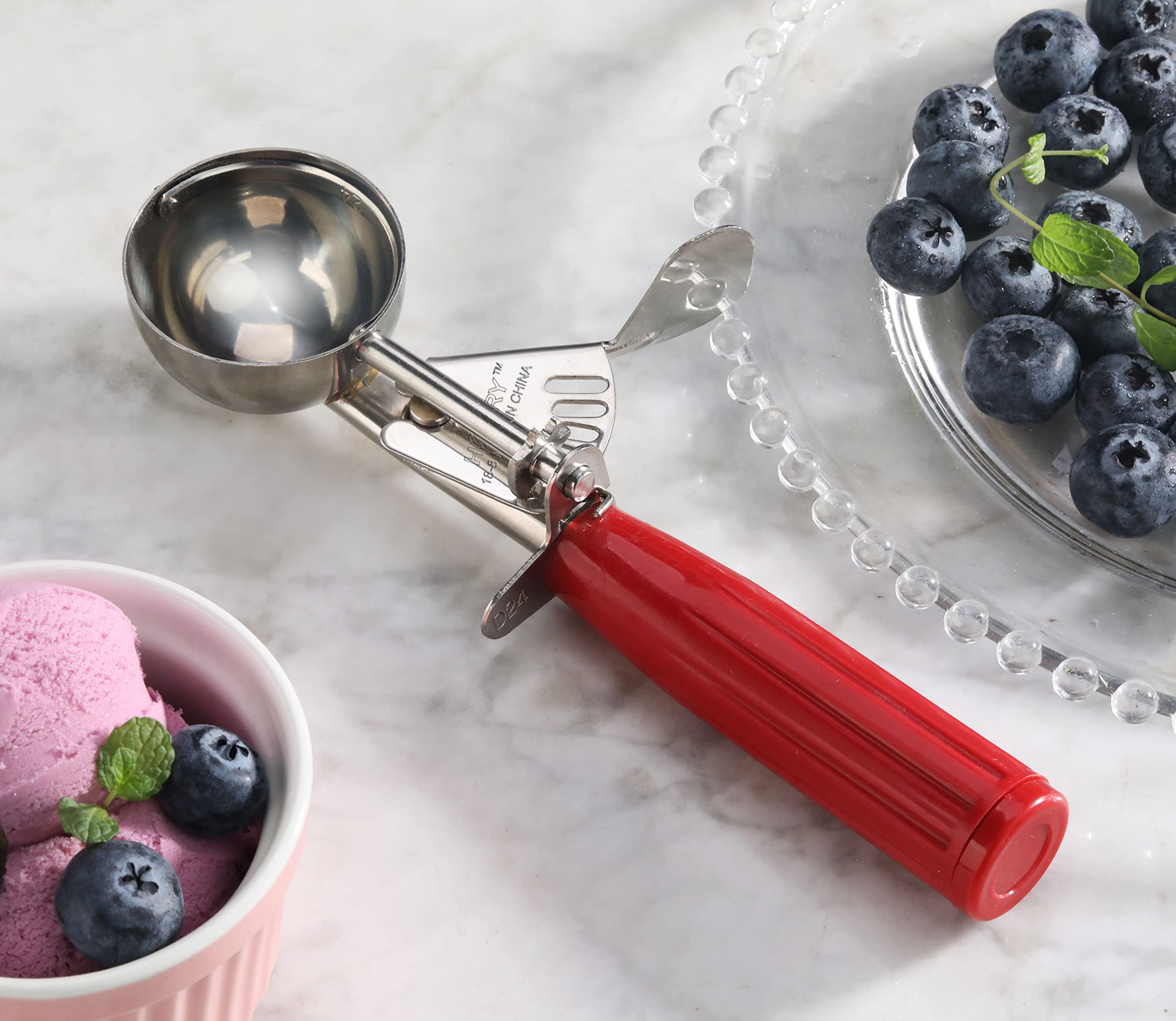 Cucchiaio servi gelato in acciaio inox Forma Porzionatori da gelato di