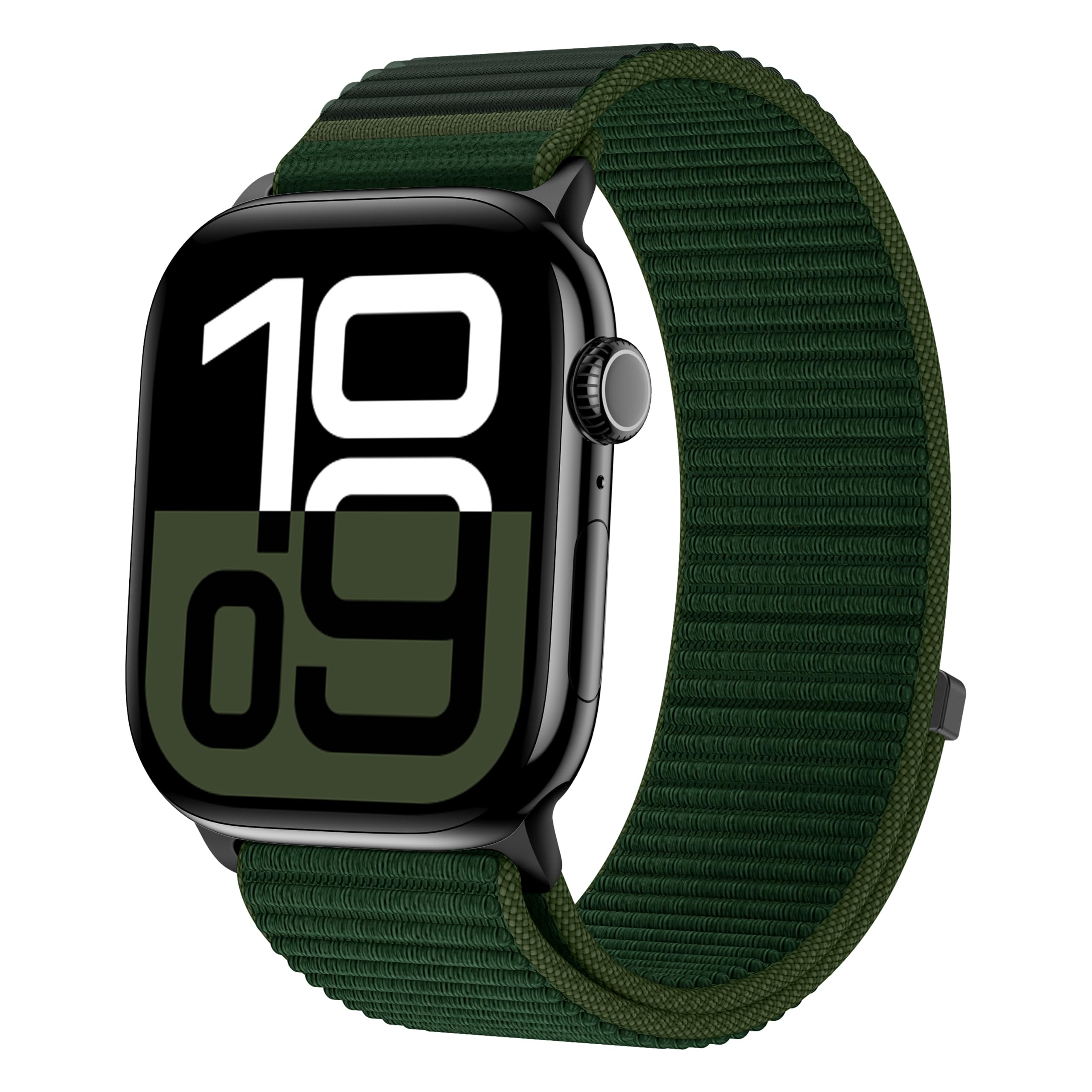 Nylon Loop Sport Band Compatible with Apple Watch Series 11/10/9/8/7/6/5/4/3/2/1 SE Ultra, 38mm 40mm 41mm 42mm 44mm 45mm 46mm 49mm, Soft Adjustable Fabric Velcro Replacement Strap-picture-10