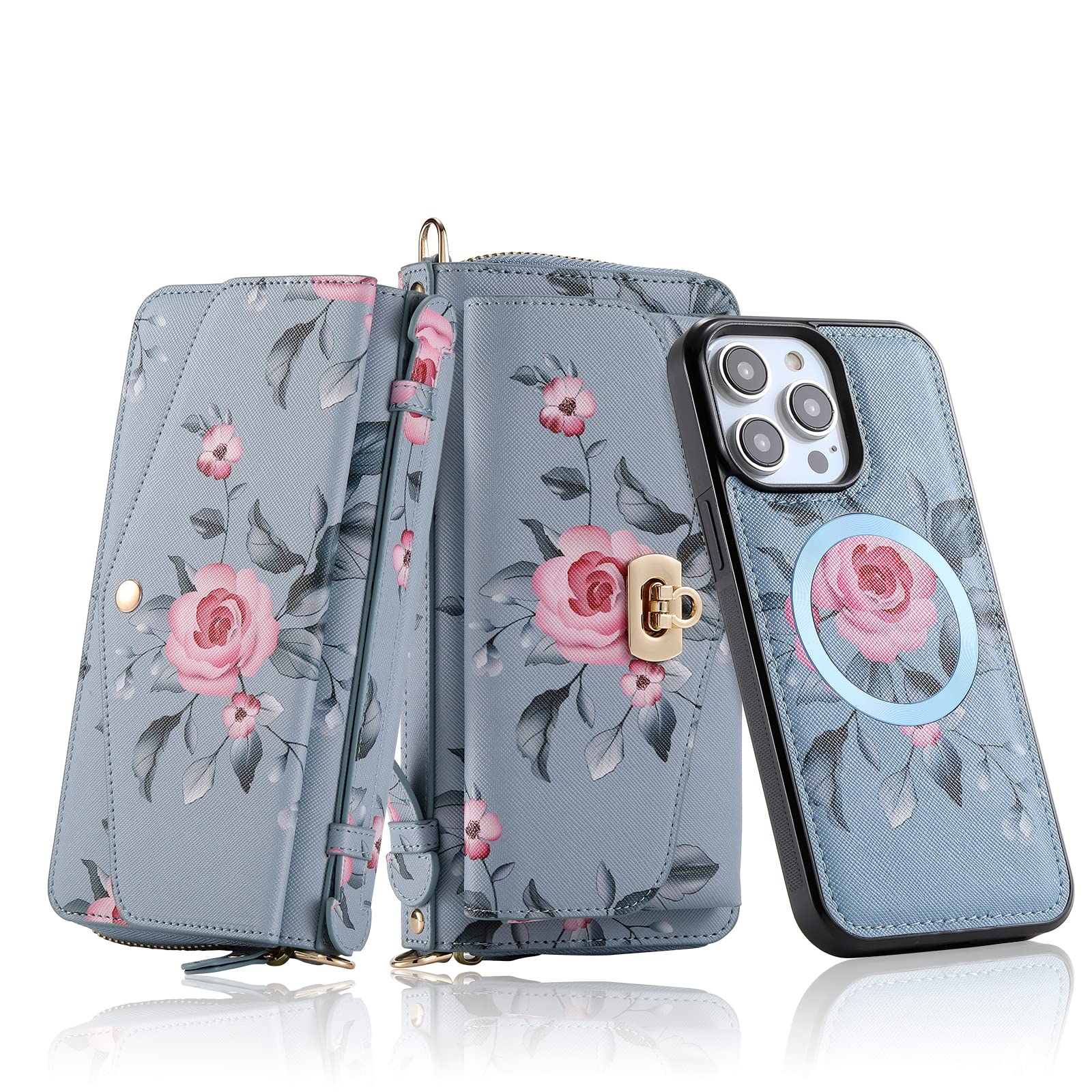 Amazon.co.jp: TUHUDOO Flower Series iPhone 13 Pro Max ケース