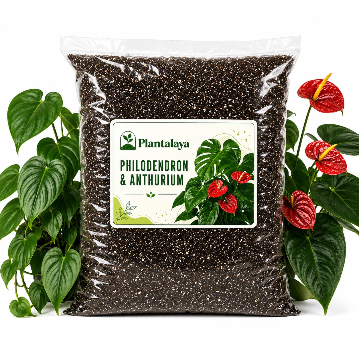 Philodendron & Anthurium Potting Mix – Premium Aroid Soil Blend for Philodendrons, Anthuriums & Tropical Houseplants – Free Draining Growing Medium for Healthy Roots & Lush Growth (5 Litres)