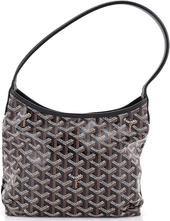 Pre-Loved Boheme Hobo Coated Canvas Mini, Black