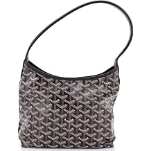Pre-Loved Boheme Hobo Coated Canvas Mini, Black
