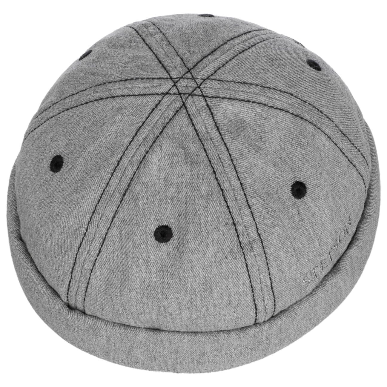 Stetson Bonnet Docker Cotton Melange Look Denim Protection UV 40+ Fabrique en UE Homme Toutes Saisons
