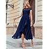 Miusol-Womens-V-Neck-Elegant-Lace-Ruffle-Bridesmaid-Maxi-Dress Miusol Women's V Neck Elegant Lace Ruffle Bridesmaid Maxi Dress (X-Large, Magenta)