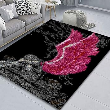 ROCKY&CHAO Knüpfteppich Set - DIY Latch Hook Kit Für Kinder & Erwachsene