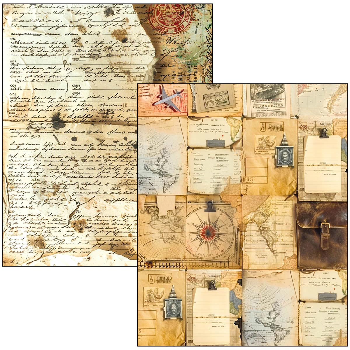 Ciao Bella Mixed Media Book A4 Motivpapier Scrapbooking DIY