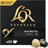 L'Or Espresso ristretto Intensity 11-20 Aluminum Capsules Nespresso Machines Compatible 104g (10 packs of 20),package may vary - 2