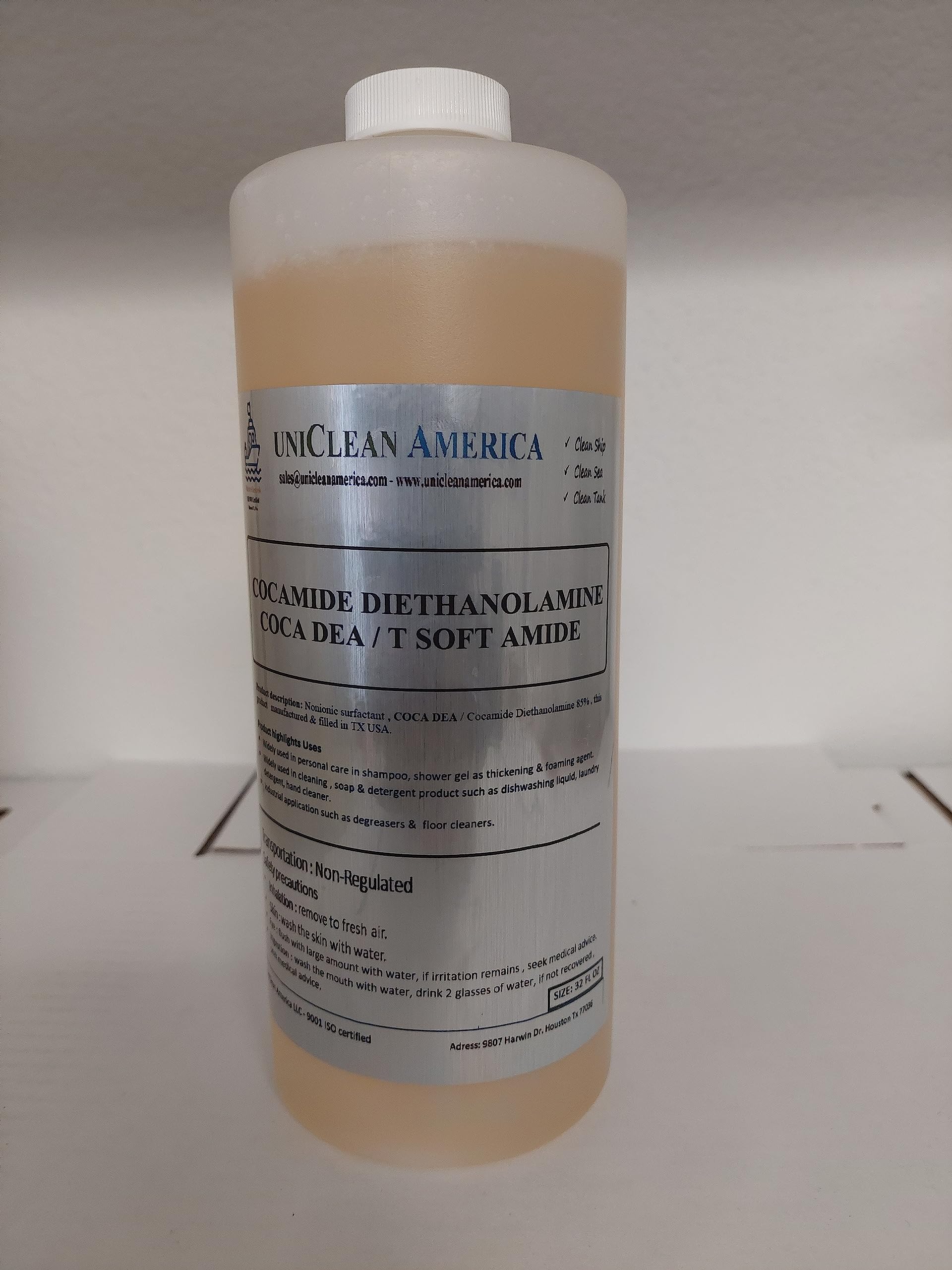 Cocamidopropyl Betain - Coco BETAIN - UniClean America - Made in USA - Size: 32 fl oz