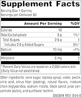 Vista 5 de Source Naturals Sleep Science - Gomitas de melatonina con sabor a bayas mixtas, ayudan a promover el sueño*, 5 mg - 60 gomitas