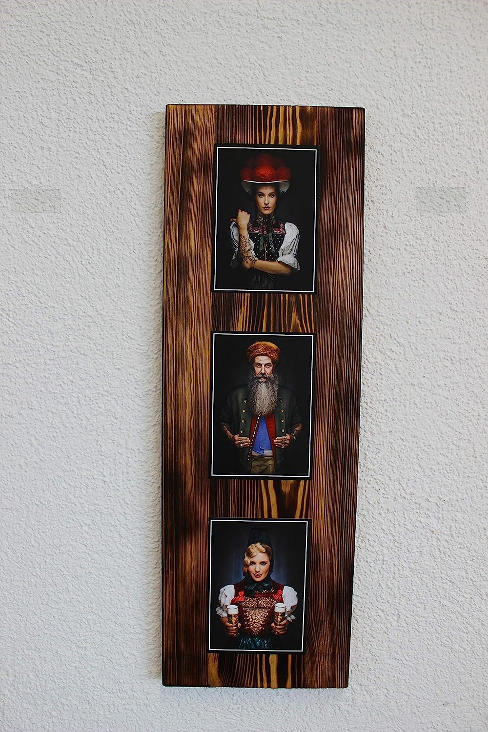 Black Forest - Quadro della foresta nera su legno Dominik, 60 x 20 x 1,5 cm, design incontra la storia, una perfetta combinazione di moderno e rustico. (originale di Sebastian Wehrle