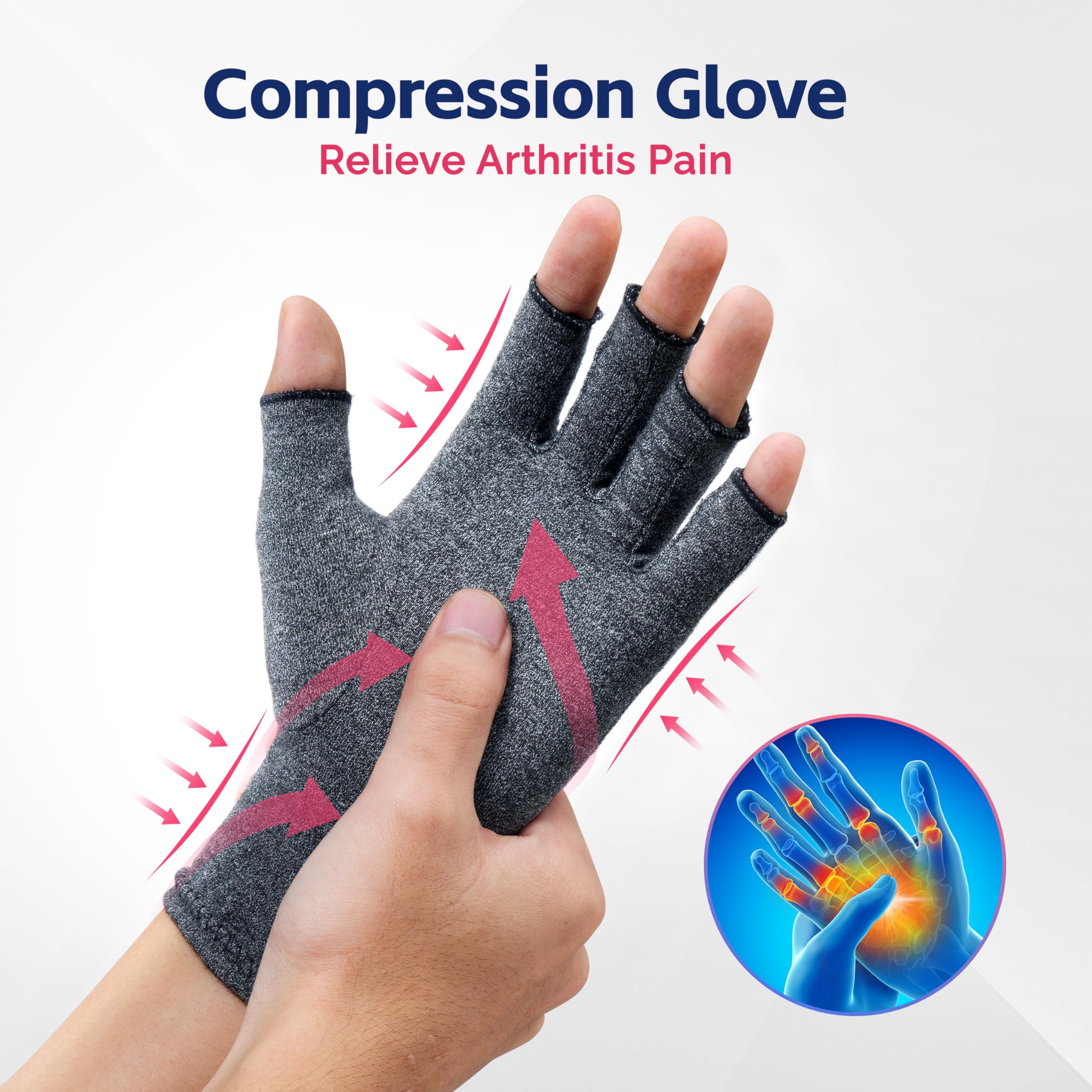 Snapklik.com : FEATOL Carpal Tunnel Wrist Brace & Compression Arthritis ...