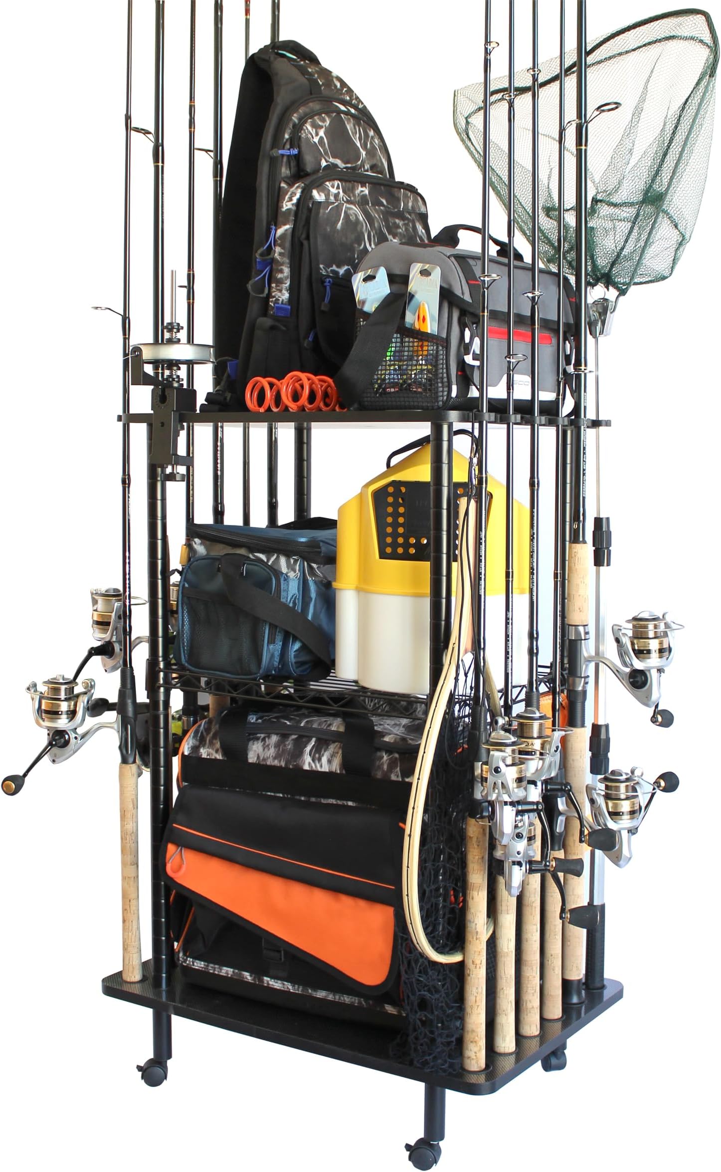 Rush Creek Creations Fishing Rod Holder and Tackle Storage Racks