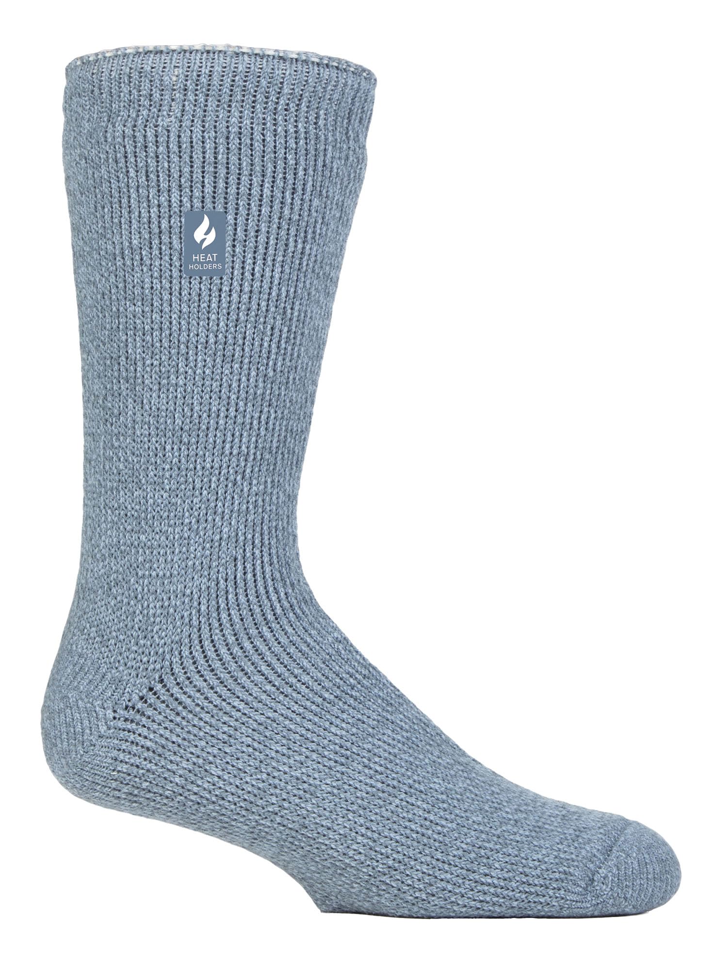 HEAT HOLDERS SOCKSHOP Mens 2.9 TOG Merino Wool Socks Pack of 1 Steel Blue 6-11