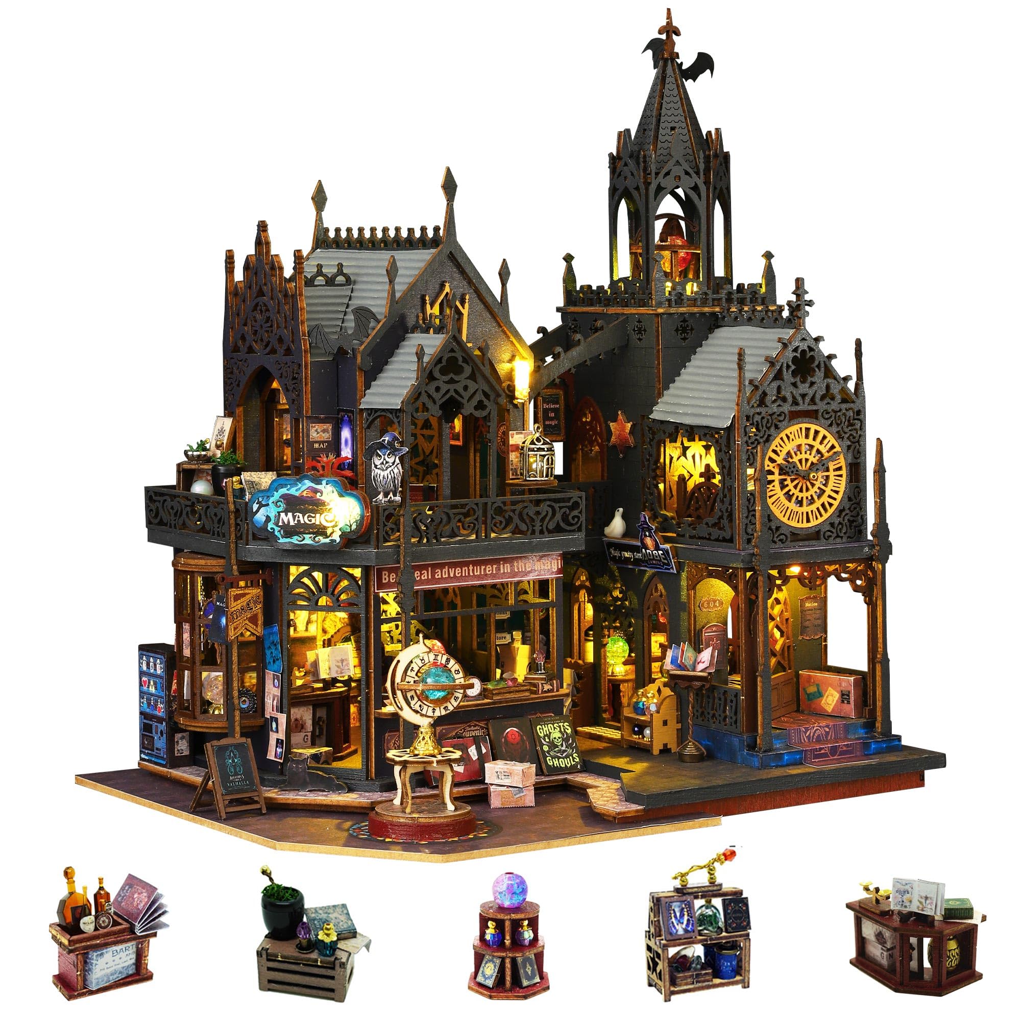 Amazon.com: Flever Dollhouse Miniature DIY House Kit Creative Room