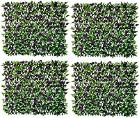 Vista 13 de LANDGARDEN Pantalla para valla de privacidad, hoja artificial, hiedra sintética, expandible/estirable