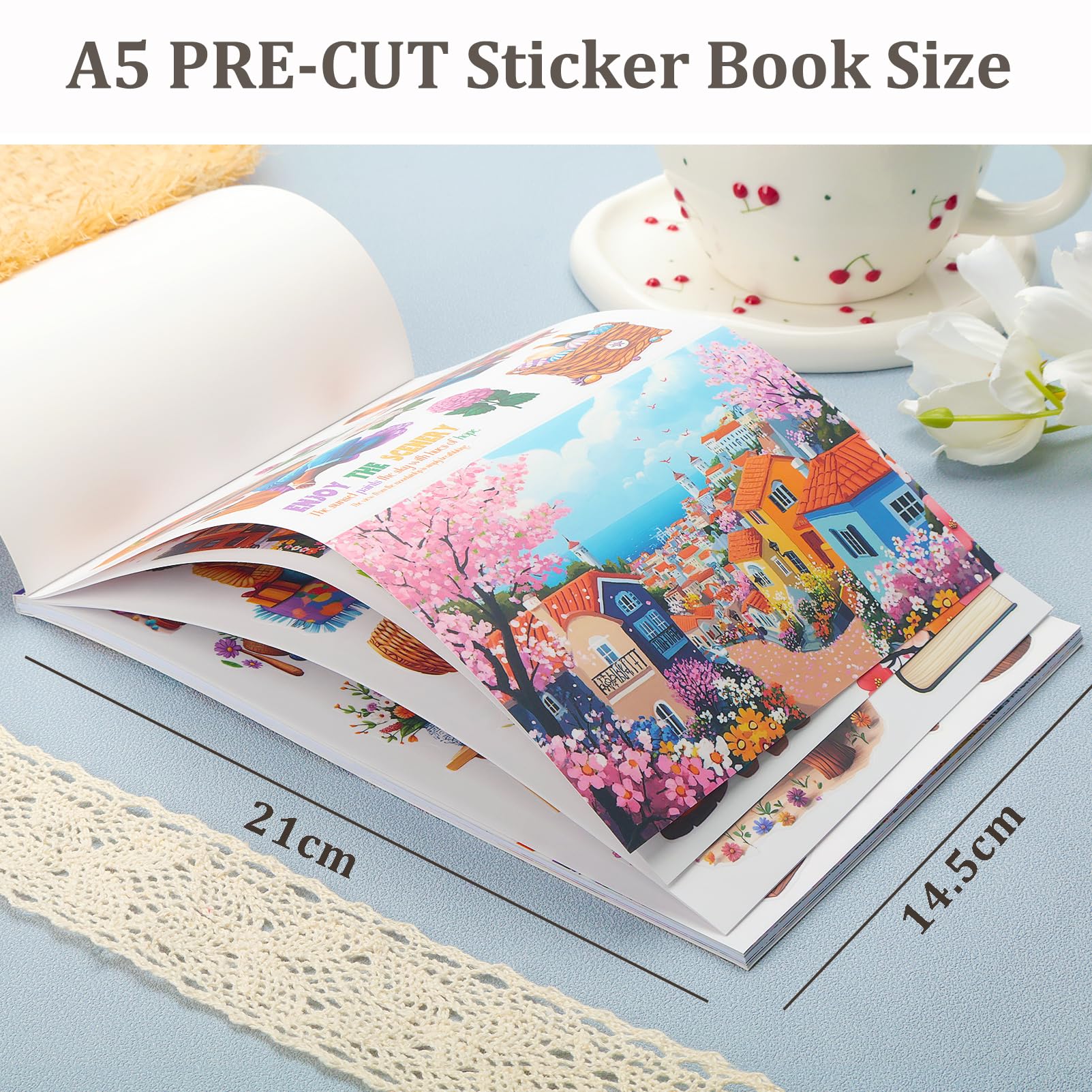 Snylcce A5 Sticker Book - Healing Time - Image 3