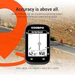 COOSPO Wireless GPS Bike Computer CS500, 2.6 Inch LCD GPS Cycling Computer with Route Navigation, Bluetooth5.0 ANT Bicycle Speedometer with Auto-Backlight, Support Bike Radar & 45H Battery Life