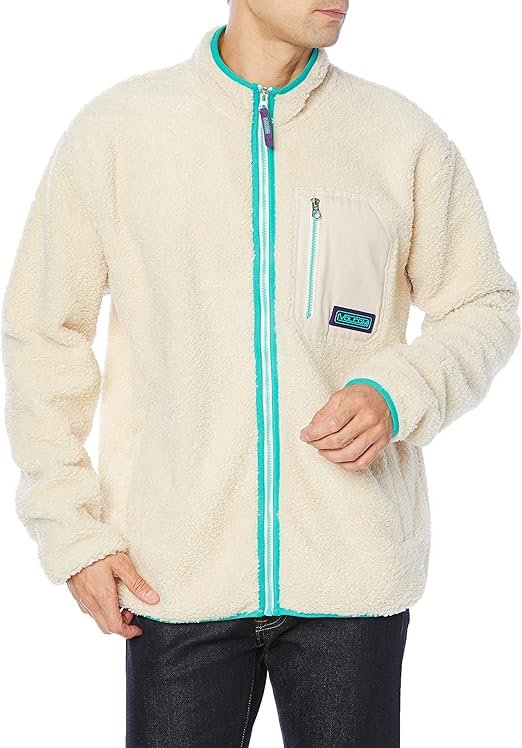 Amazon ヴォルコム メンズ 保温 フリースブルゾン シェルパボア 2105 Muzzer Fuzzar Zip おしゃれ アウター コート ジャケット 通販