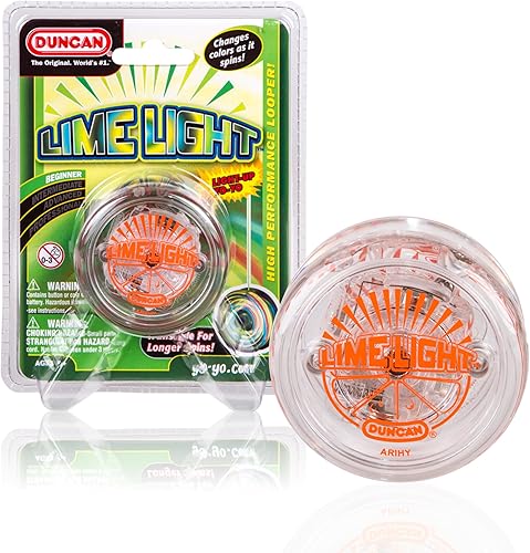 Vista 10 de Duncan Toys Limelight - Yoyó con luz LED, nivel principiante con luces LED, transparente y azul