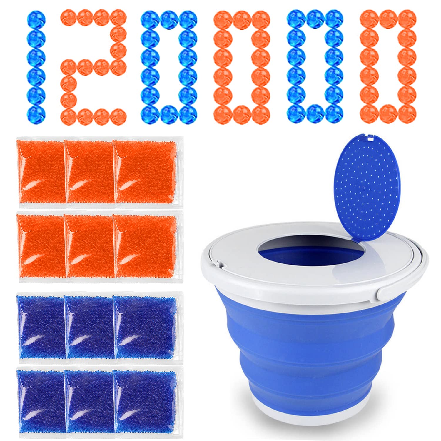 Buy Gel Blaster Ammo Splatter Ball Ammo 78MM Gel Ball Blaster Ammo