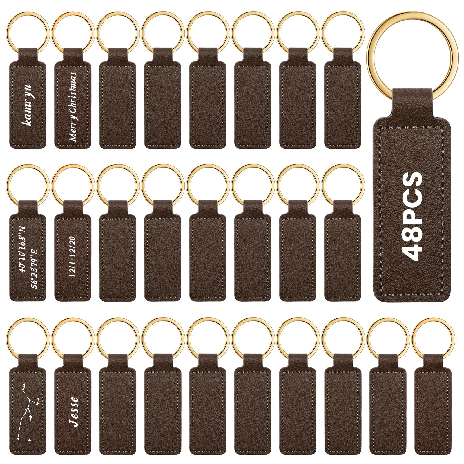 Leather Keychains Blank