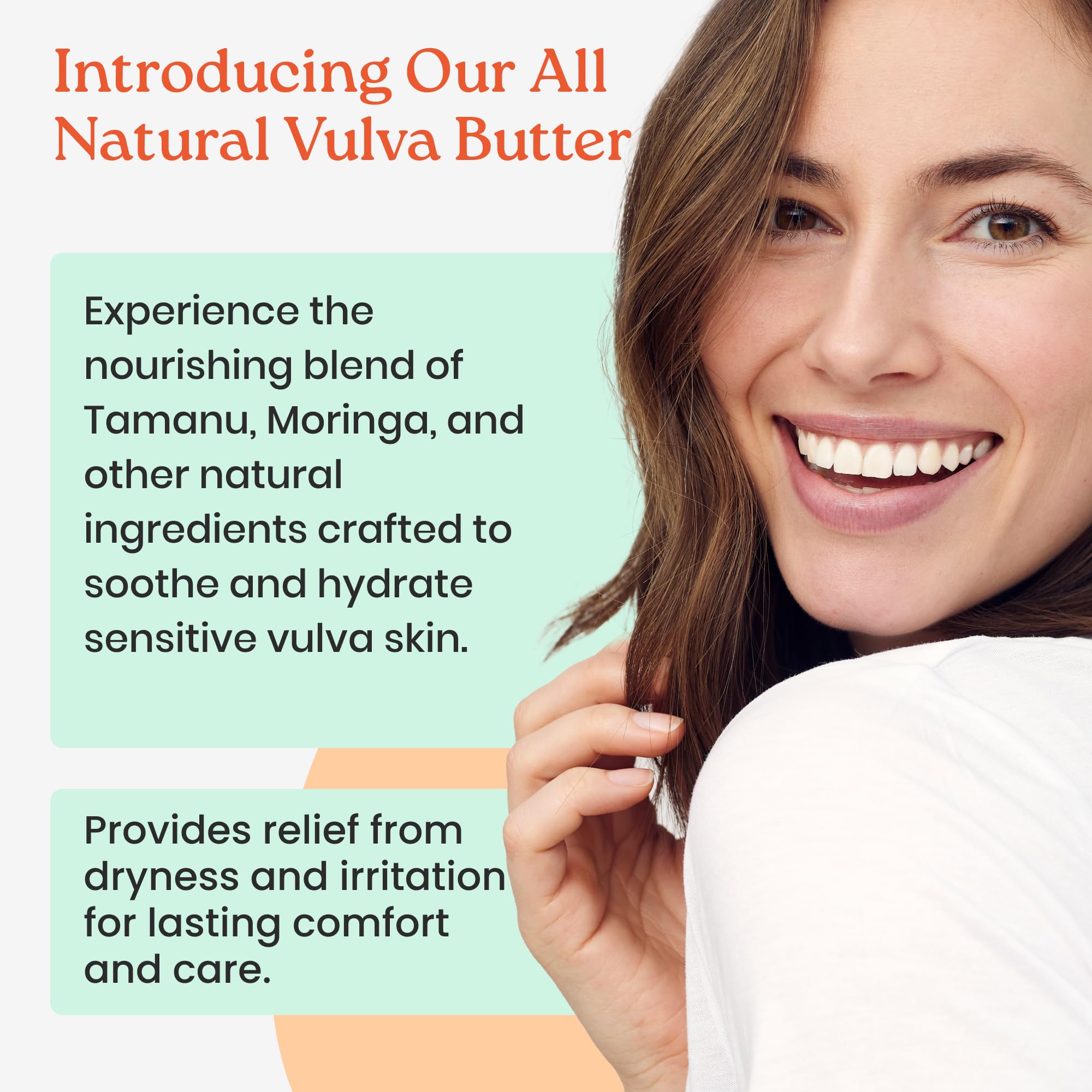 NewLife Naturals JButter Vulva Balm Butter - Menopause Support, Postpartum Essentials, Intimate Skin Care Feminine Dryness Itching Irritation - All Natural Vulva Moisturizer Women Estrogen Free - 2oz