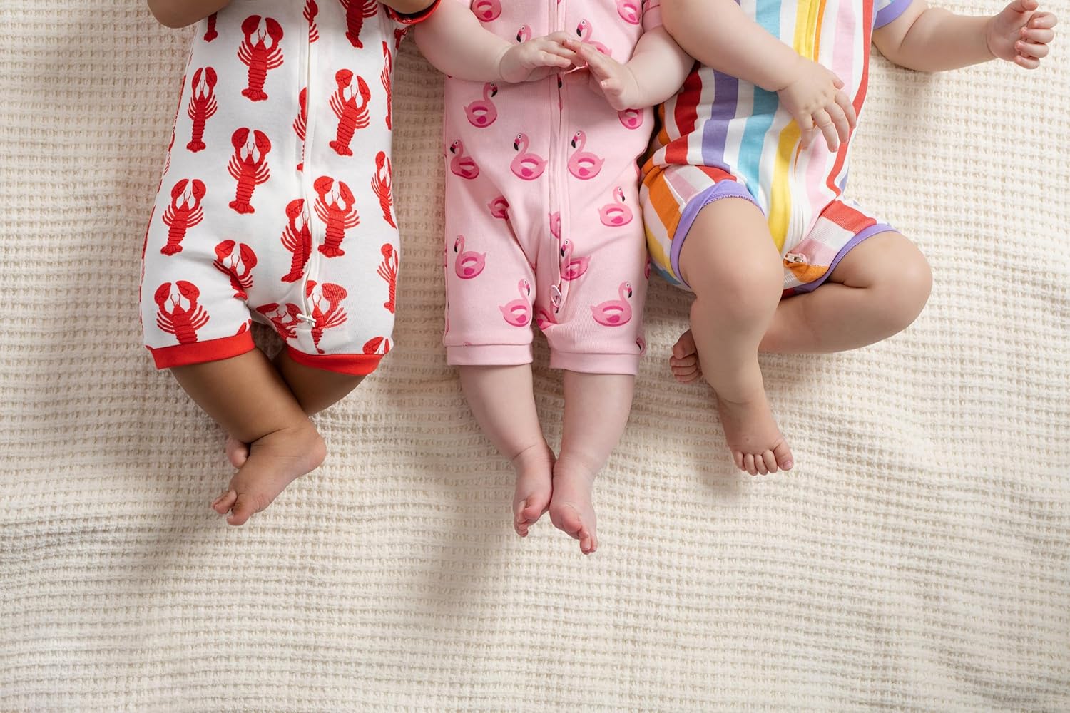 MONICA + ANDY Baby Shorty Pajamas, 100% Organic Baby Clothes for Girls & Boys, Sizes For Newborn, Infant & Toddler - Image 3