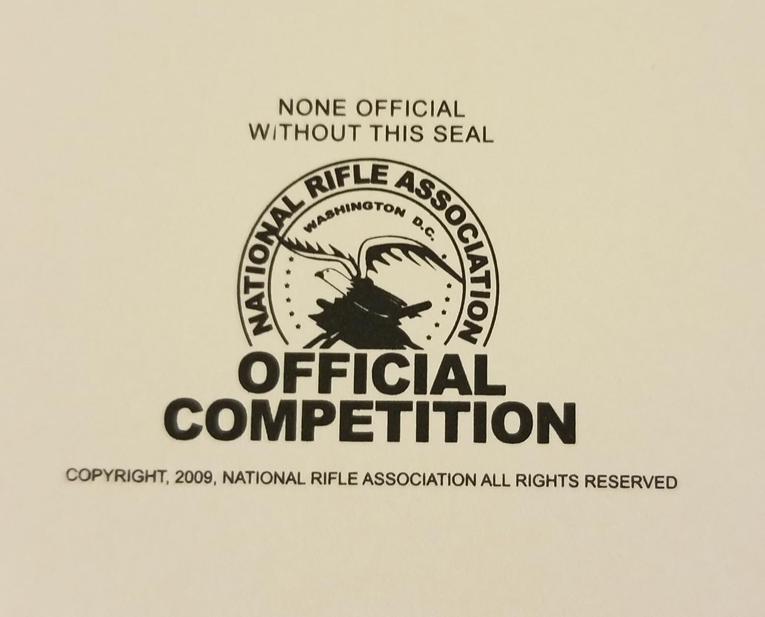 Official NRA Air Rifle Target, AR-5/10, 10 Meter, 100 Count
