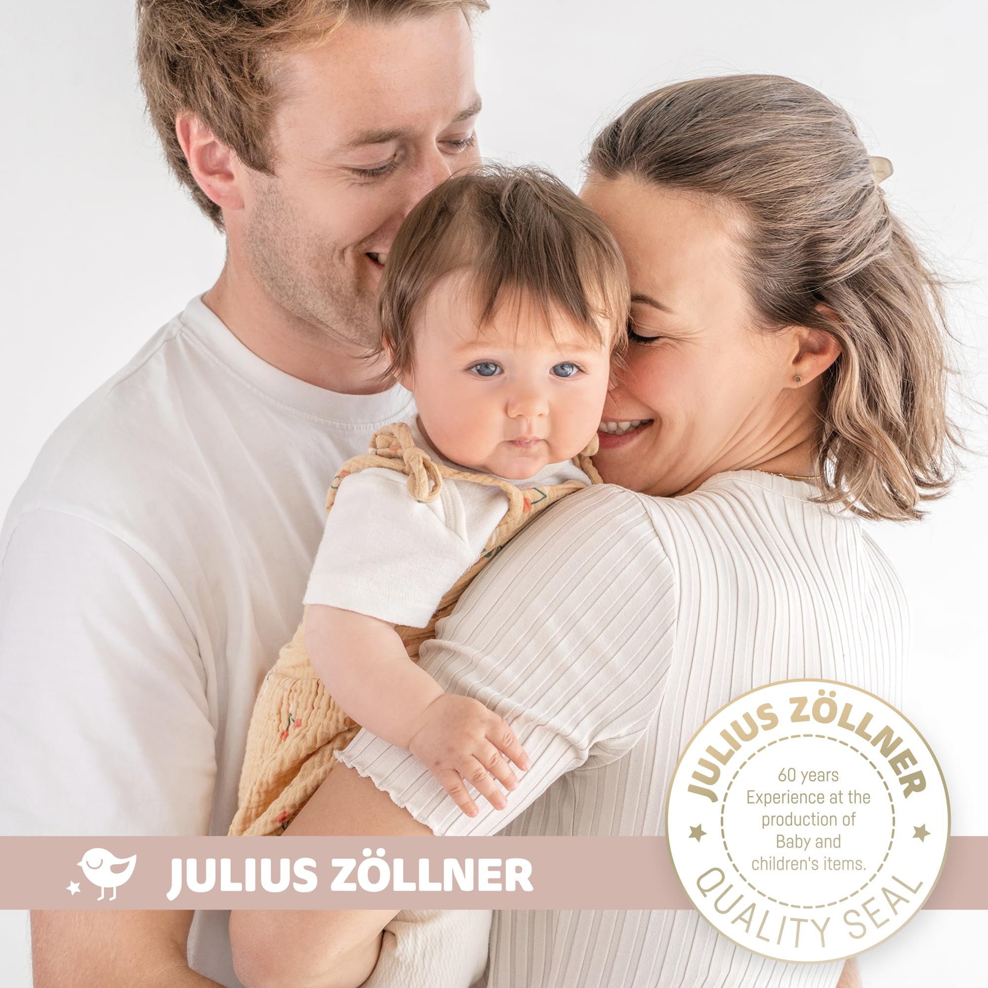 Julius Zöllner Betthimmel aus Voile – für Babybett & Kinderbett – Kinderzimmer Deko – Earth