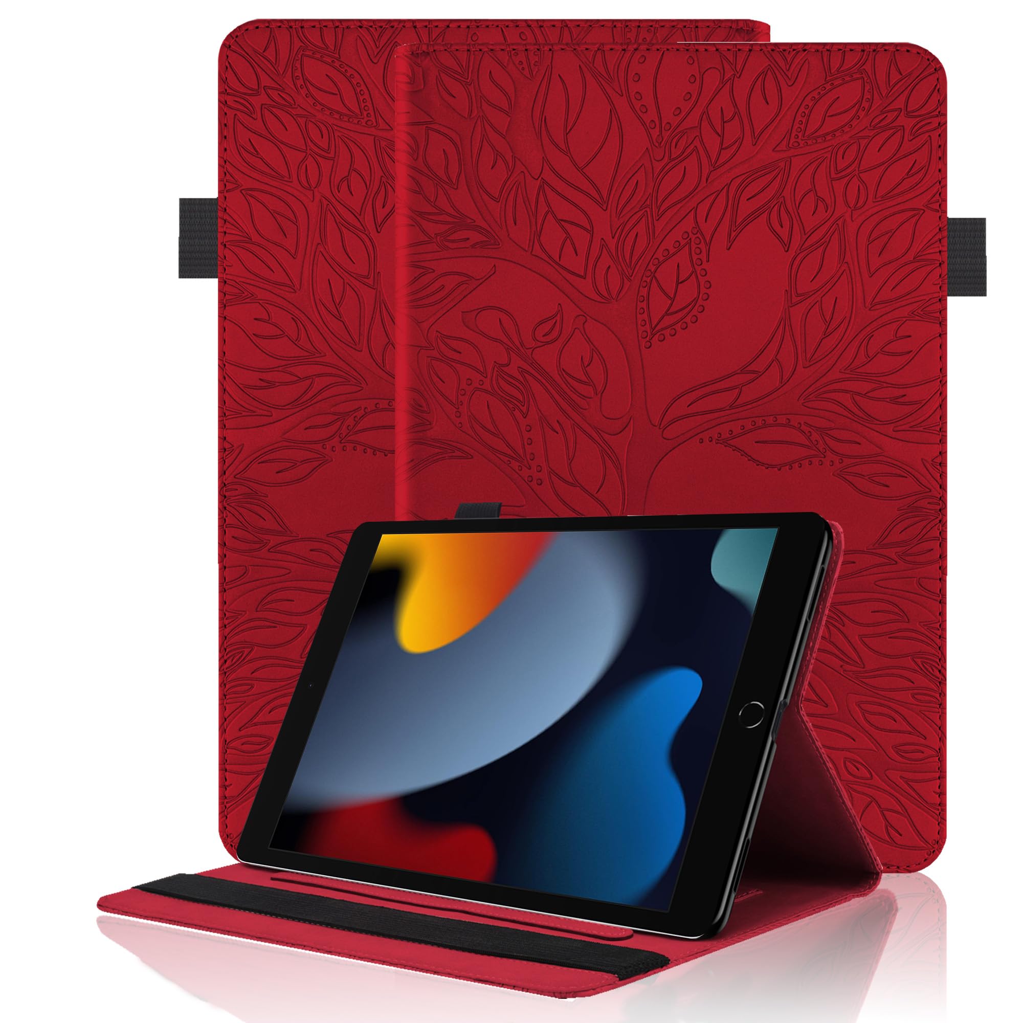 Hoes voor iPad 10.2 inch 7e /8e /9e generatie (2021/2020/2019) - 360 graden verstelbare beschermhoes met automatische slaap / waak (Marble Hoes voor iPad 10.2 inch 7e /8e /9e generatie (2021/2020/2019) - 360 graden verstelbare beschermhoes met automatische slaap / waak (Marble