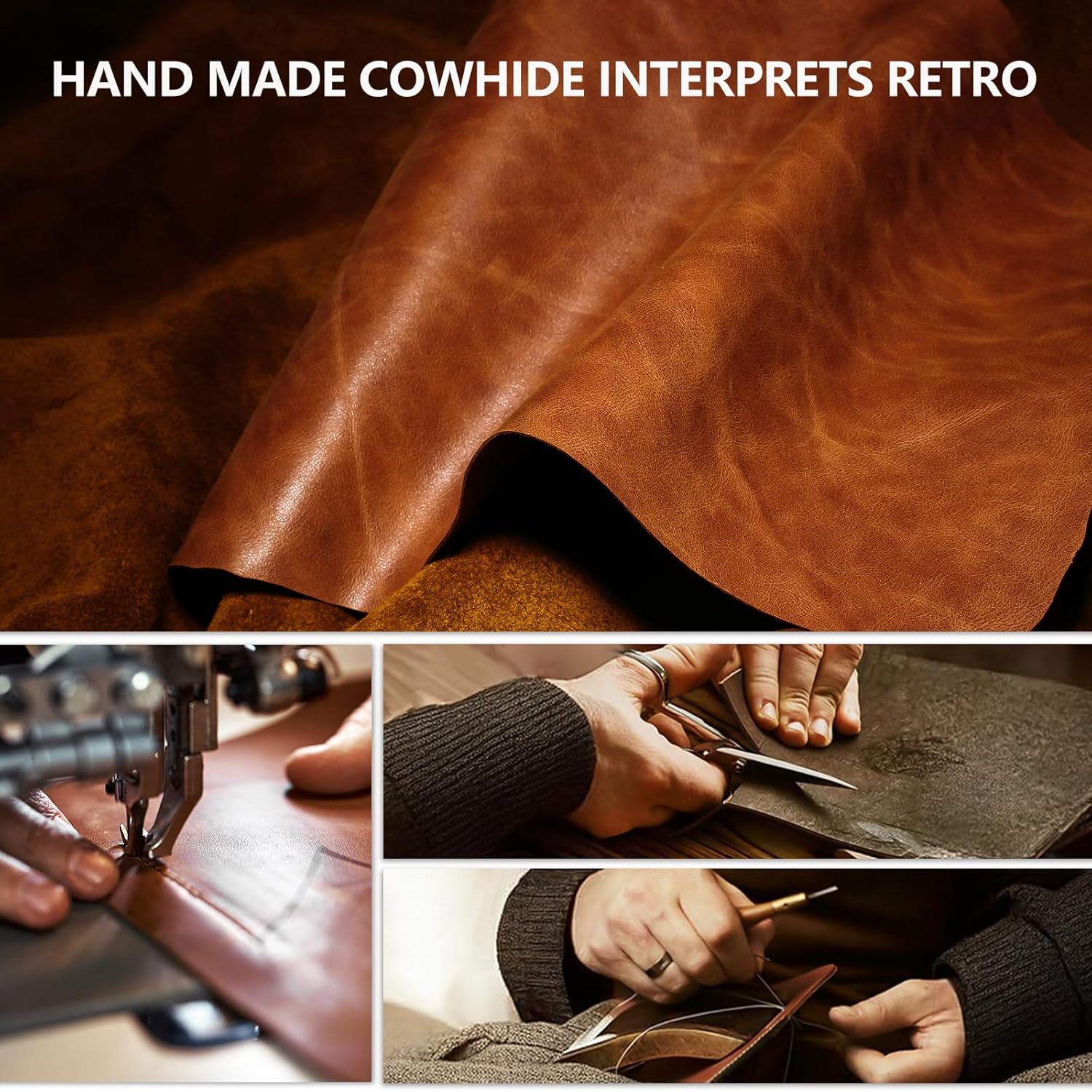 Personalized Toiletry Bag for Men,Initial Mens Toiletry Bags for Traveling,Men Travel Toiletries Bag,PU Leather Shaving Bag for Toiletries Accessories kit,Brown A - Image 9