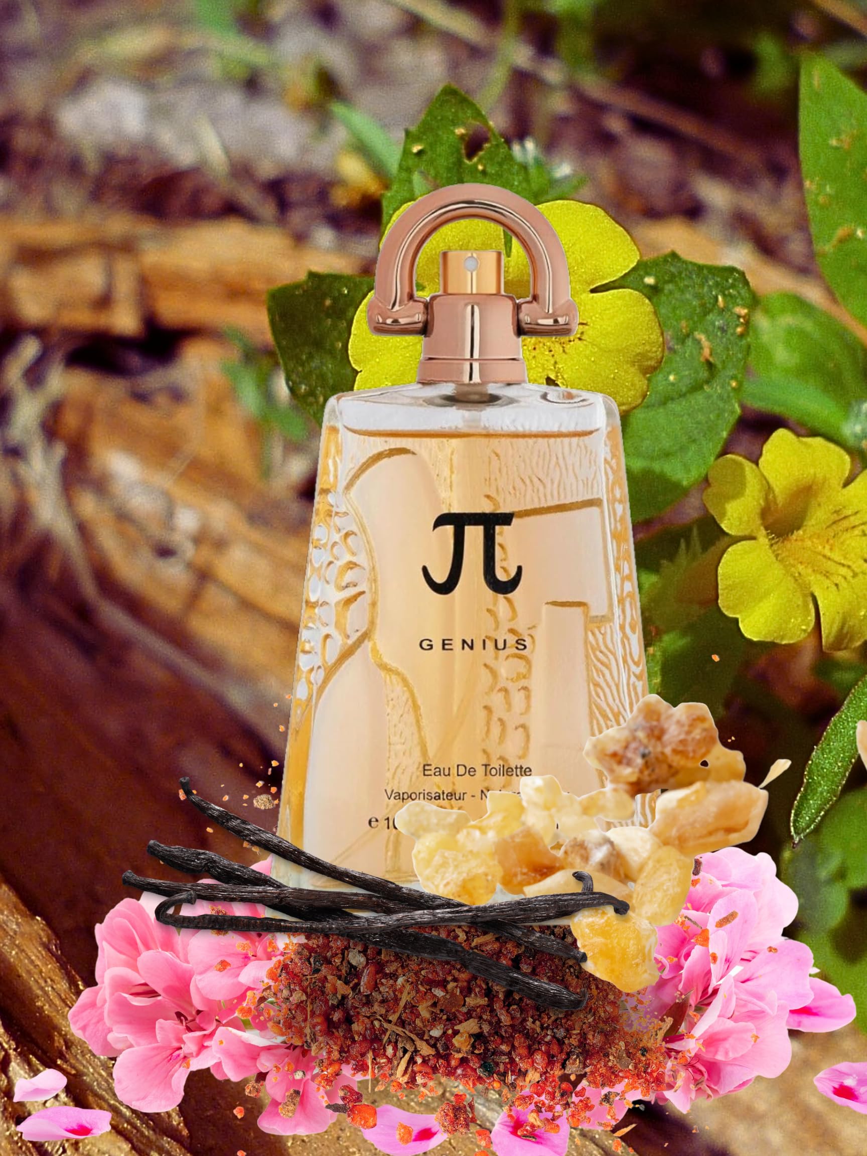 Amazon.com : PI GENIUS POUR HOMME EAU DE TOILETTE 3.4 Oz. Amber