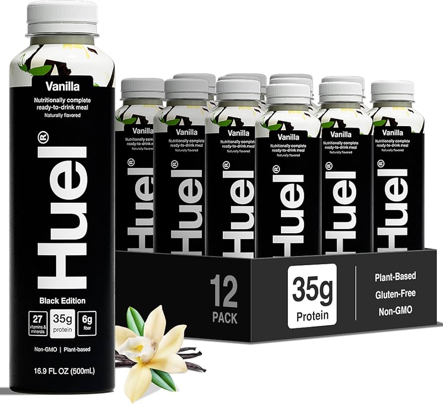 Amazon.com: Huel Black Edition Ready-to-Drink | Vanilla Meal