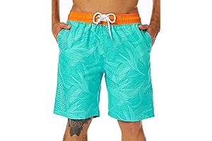 KAILUA SURF Mens Swim Trunks Long, Quick Dry Mens Boardshorts