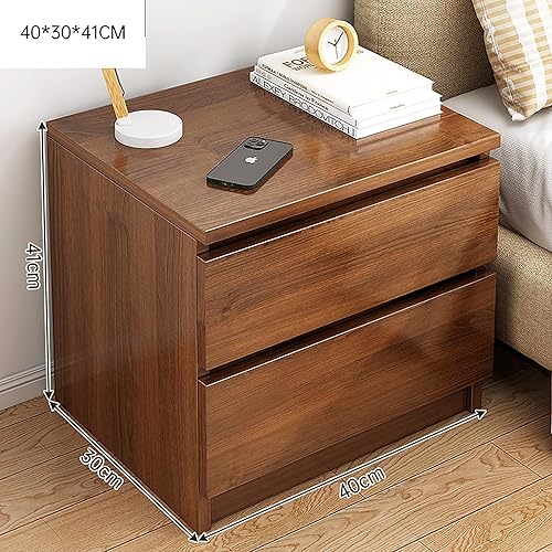 Miniatura 2 de Mesita de noche, mesas auxiliares anchas para sala de estar, archivador de almacenamiento con cajones deslizantes y estante para oficina en casa