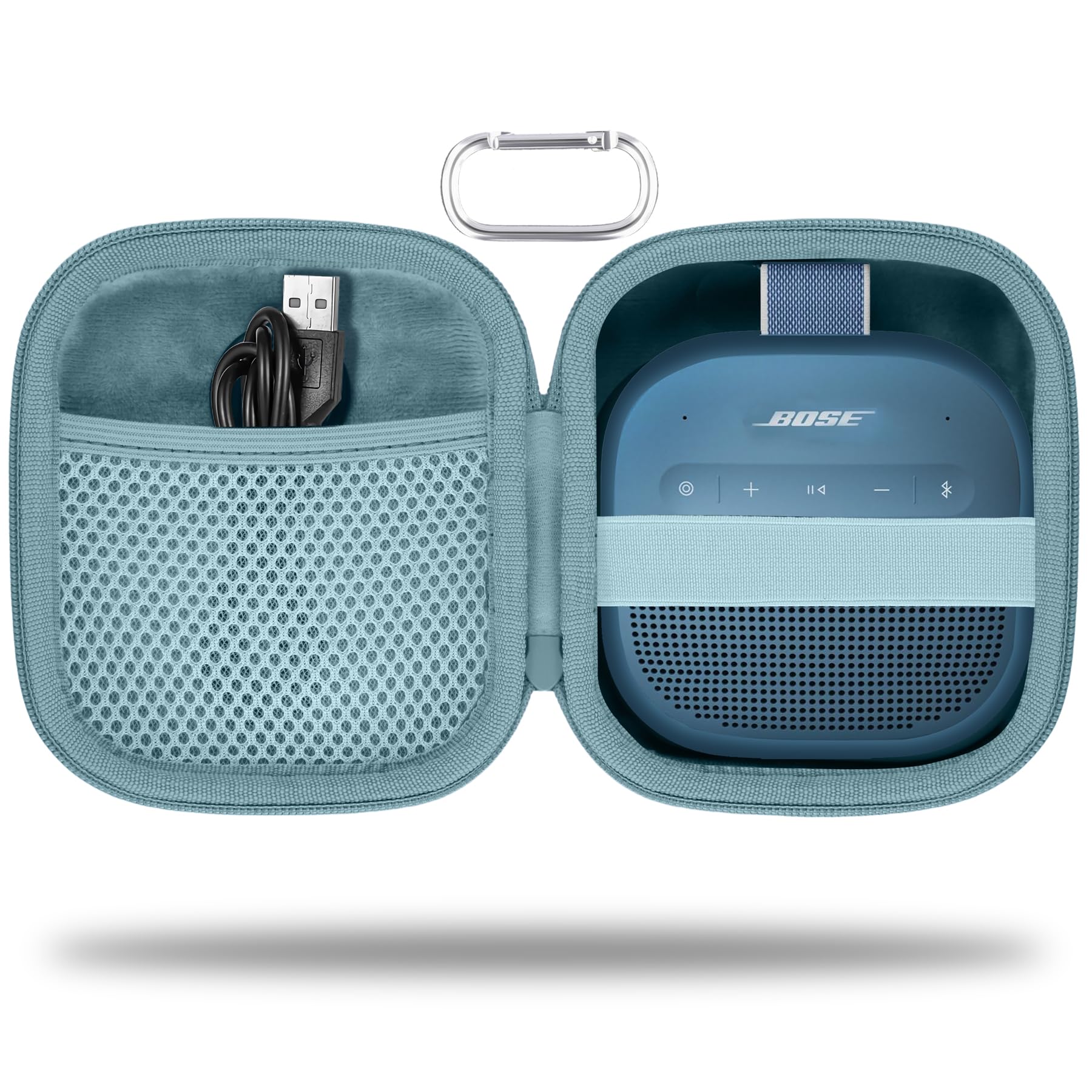 for Bose New SoundLink Micro 2nd Gen Speaker Protective Case, Blue
