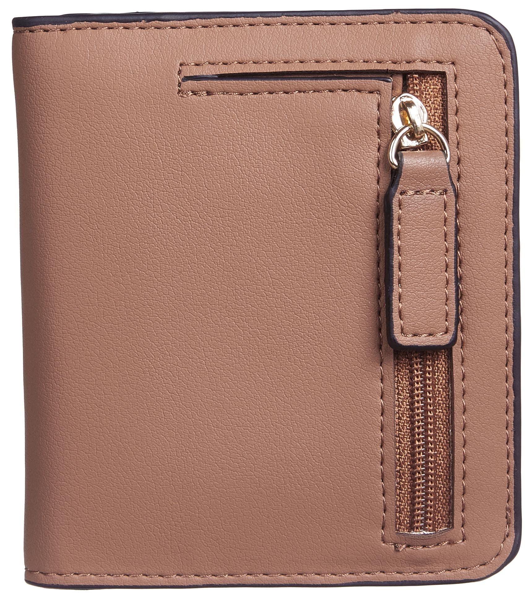 Gostwo Small Wallet for Women, Slim Bifold Credit Card Holder, Compact RFID Blocking Cash Wallet, Billfolds Thin Leather Zipper Pocket, Mini Wallet
