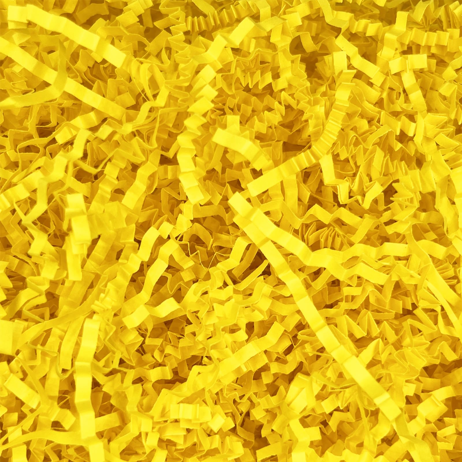 Zankubom 10 LB Lemon Yellow Crinkle Cut Paper Shred Filler Great for Gift Wrapping, Basket Fillers, Birthday, Gift Wrapping, Anniversary, Halloween-16