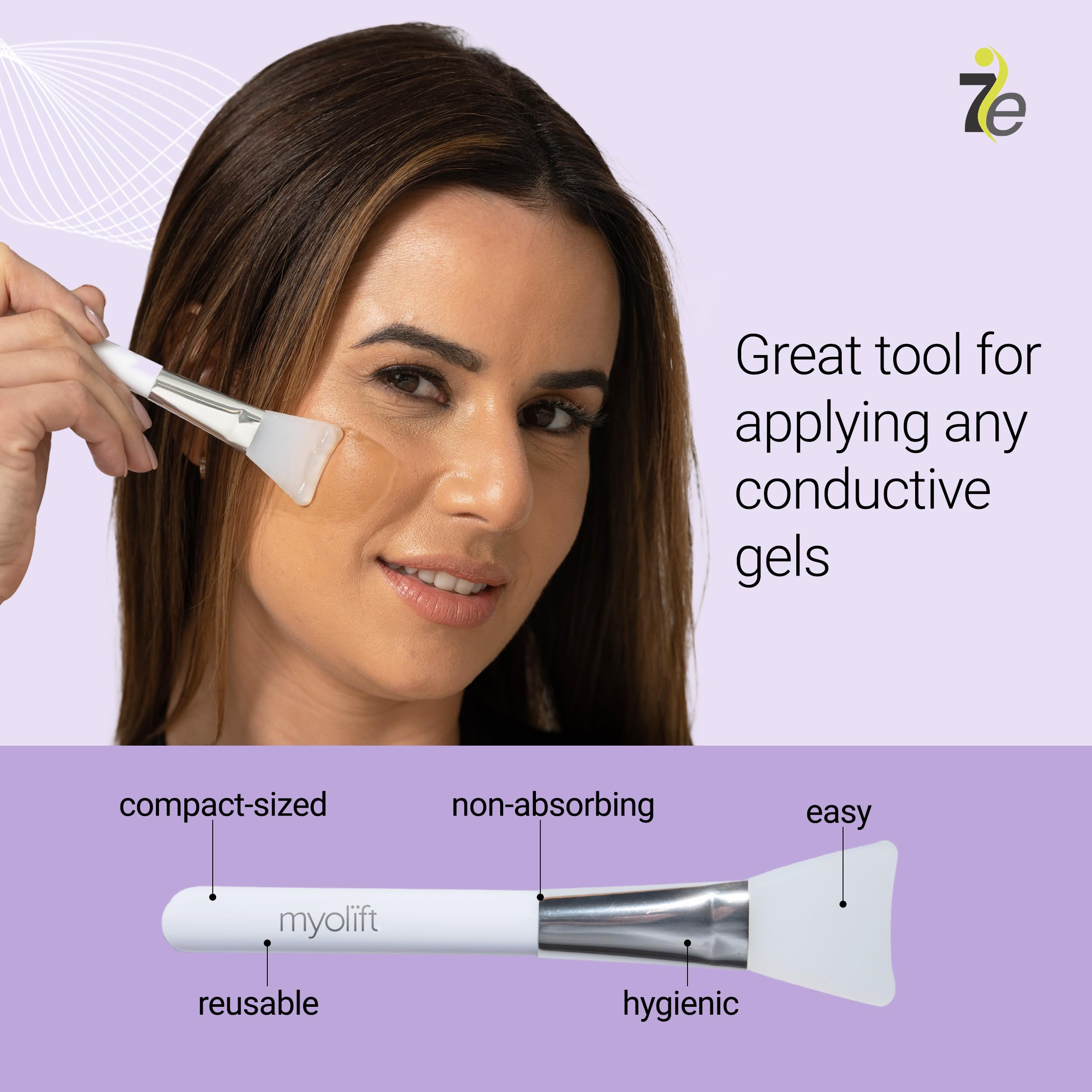 MyoLift 7eWellness Applicator Silicon Brush, Facial Skincare - Image 4