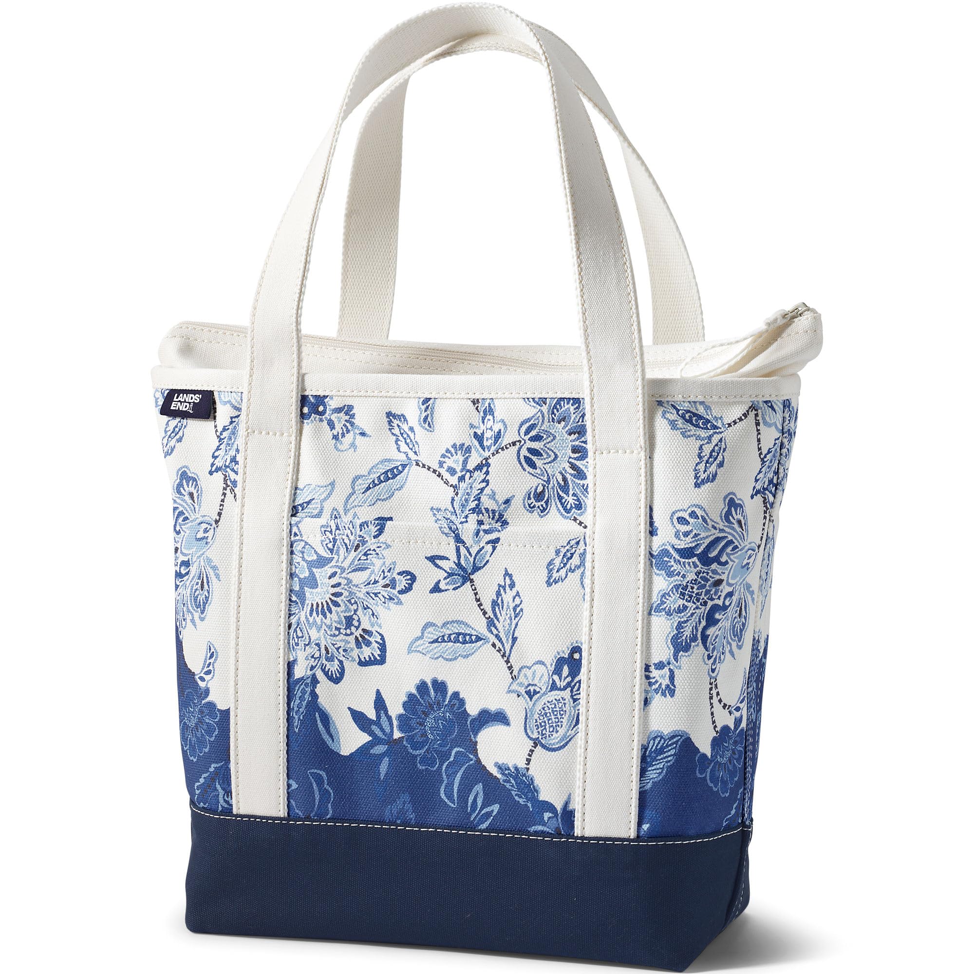 Lands' End Zip Canvas Tote