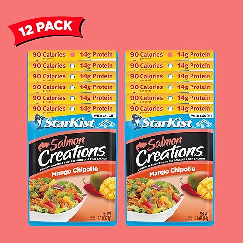 Miniatura 4 de StarKist Salmon Creations Mango Chipotle - Bolsa de 2.6 onzas (el embalaje puede variar) (paquete de 12)