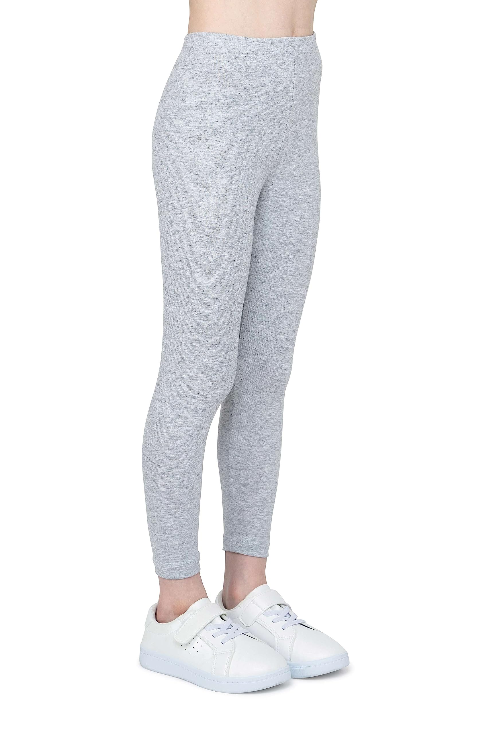 Leggings de algodón para niñas, Suaves y cómodos, para Entrenamiento Casual, Estilo Elegante, Ropa básica Zoe — view 10