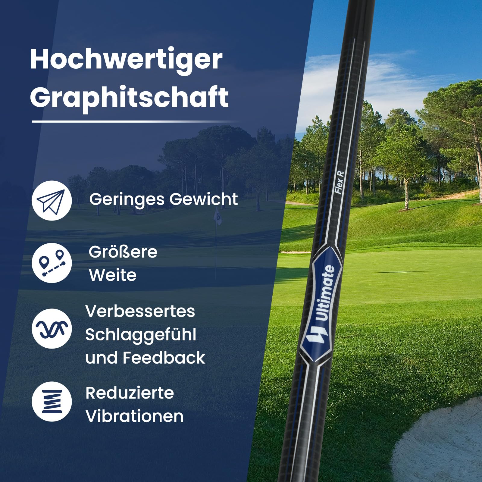 COSTWAY Golf Driver für Herren, 460CC Golfschläger aus Aluminium für Rechtshänder mit Schlägerhaube & Graphitschaft, 10,5°Grad, Golf-Treiber für Anfänger und Profis