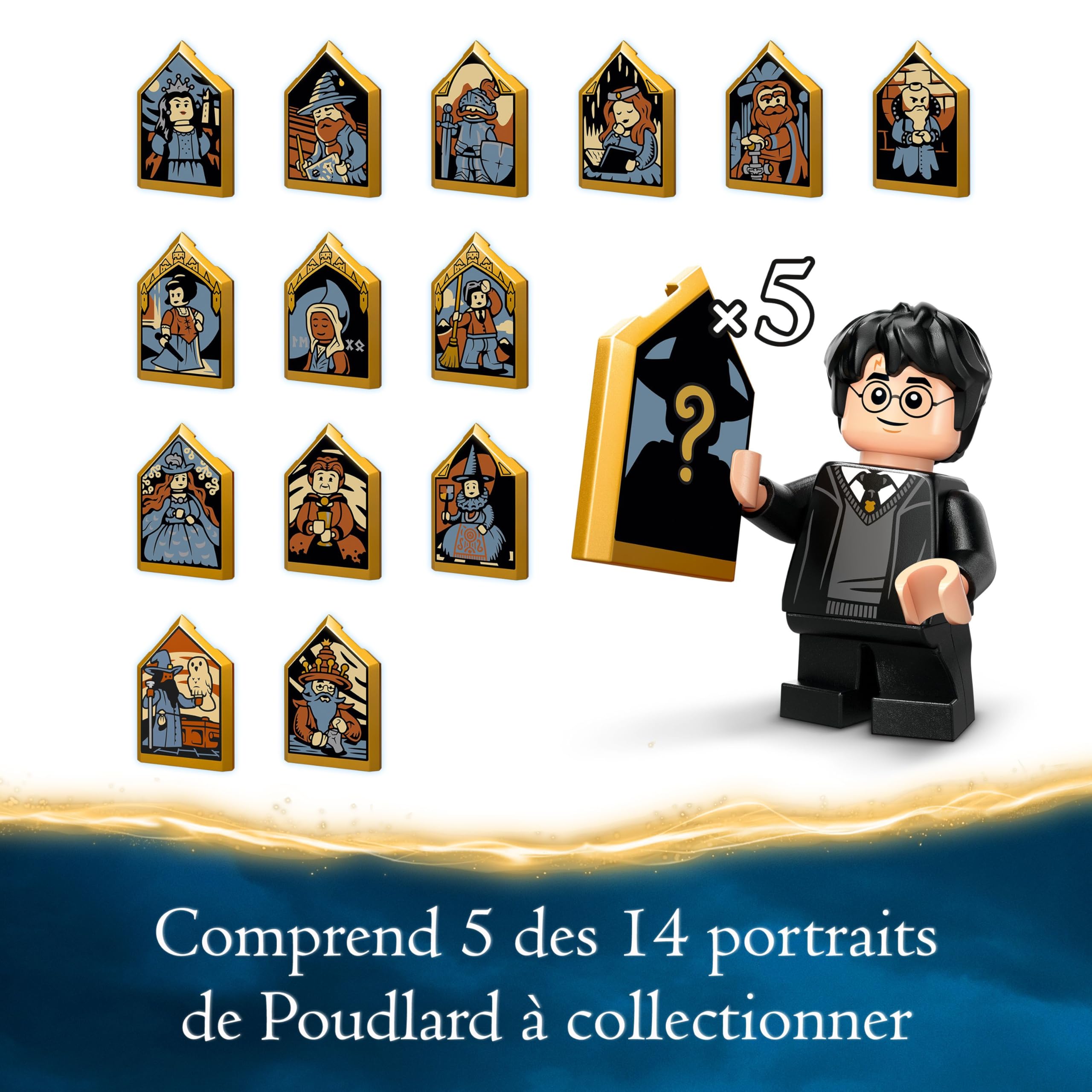 LEGO Harry Potter Le Château de Poudlard : la Grande Salle - Set à Collectionner - 11 Minifigurines, Dont Hermione Granger - Cadeau Magique pour Garçons, Filles et Fans de 10 Ans et Plus 76435