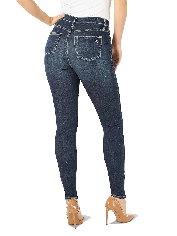 Rock & Republic Women's High Roller High Rise Skinny Jean, NightAfterDark, 6 by Rock & Republic - Used condition - Image 2