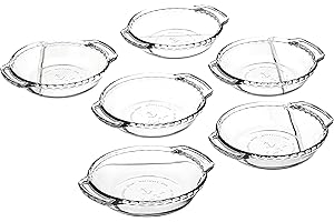 Anchor Hocking Oven Basics 6-Inch Mini Pie Plate with fluted edges